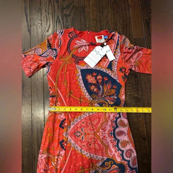 FARM Rio Women’s S Giannina Knit Midi Dress - NEW W/TAGS!! - Picture 9 of 13